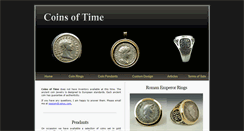 Desktop Screenshot of coinsoftime.com